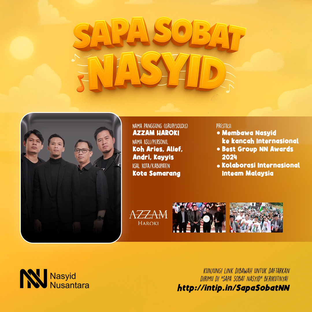 Sapa Sobat Nasyid: Azzam Haroki